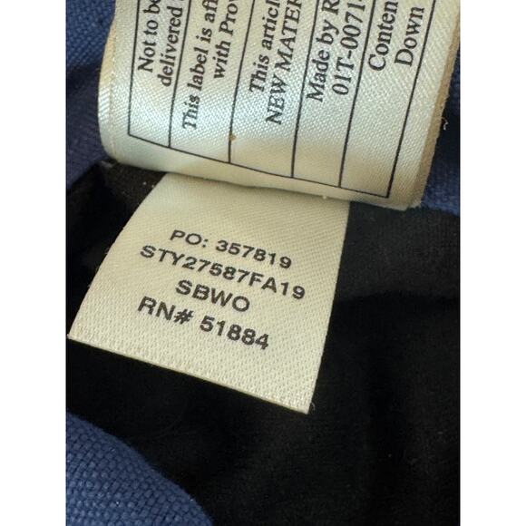 Patagonia Reversible Bivy Down Vest Mens XXL Blue Puffer Full Zip 27587 - Read - Picture 13 of 14